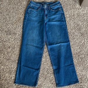 Old Navy Women's Wide Leg Blue Jeans